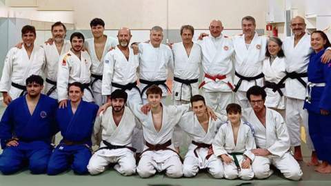 En Pep Bordal, reconegut com a 4t DAN de judo al Dojo Muratore
