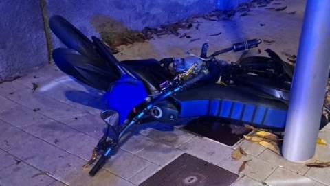 Ferit el conductor d’un ciclomotor a Manacor en un accident amb un turisme a la via Majòrica