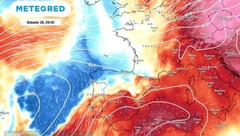 Meteored adelanta un descenso notable de las temperaturas en gran parte de la península