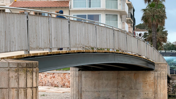 Manacor i Sant Llorenç des Cardassar inauguren la reforma del pont del Riuet de s'Illot