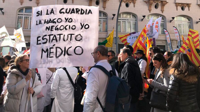 Salut ha hagut de suspendre 19.194 actuacions a causa de la vaga del personal mèdic