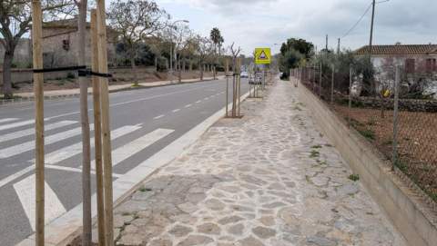 Millores al carrer Mossèn Galmés de Sant Llorenç