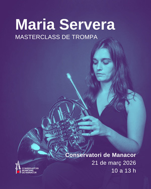Masterclass de trompa amb Maria Servera al Conservatori de Manacor