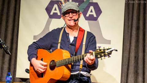 Actuació a s’Agrícola del cantautor Guillem Sansó