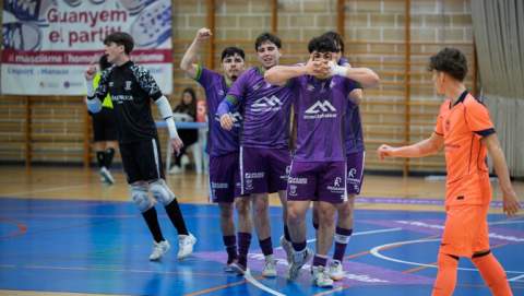 Gran jornada del Fisiomedia Manacor amb gols, victòries i un empat de prestigi davant el FC Barcelona