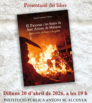 Presentació del llibre “El Patronat i les festes de Sant Antoni de Manacor”