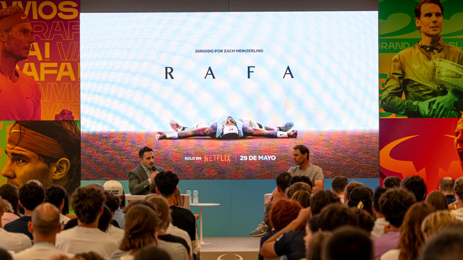 La Rafa Nadal Academy acoge una nueva premiere mundial de RAFA, la nueva docuserie de Netflix