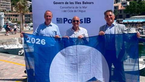 El Club Náutico Porto Cristo renueva la Bandera Azul 2026
