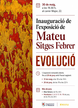 Exposició de Mateu Sitges Febrer a Manacor