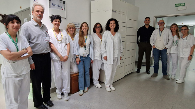 L’Hospital de Manacor posa en marxa un sistema de taquilles intel·ligents per dispensar medicació a pacients externs