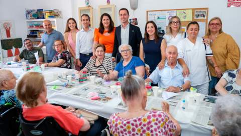El presidente Galmés visita la residencia de Campos y destaca los 5 millones de euros que el Consell destina este año a las residencias municipales