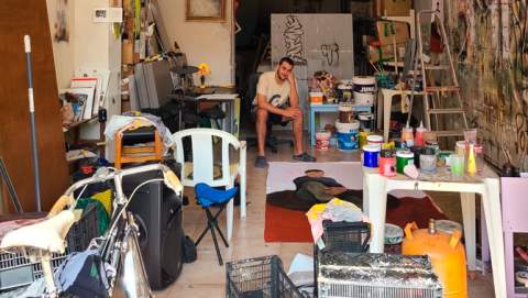 Adrià Mame exposa a S’Agrícola una mirada artística sobre el paisatge urbà i la memòria dels espais