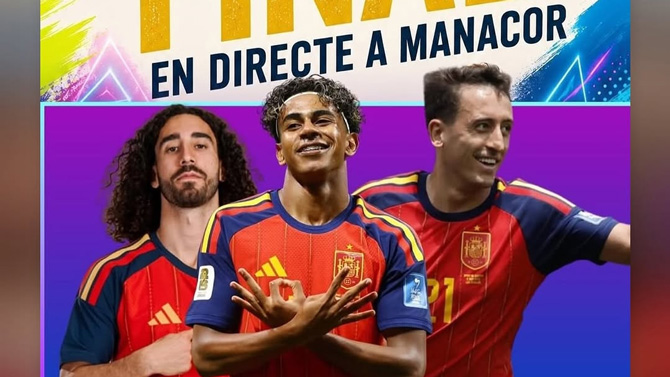Deixa el sofà i vine a viure la gran final del Mundial en pantalla gegant a la plaça Ramon Llull!