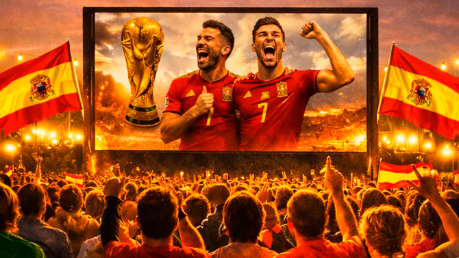 Sant Llorenç es prepara per vibrar amb la final del Mundial: vine a animar Espanya en pantalla gegant