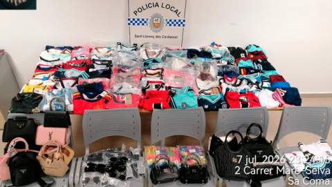 La Policia Local intensifica els serveis contra la venda il·legal i les falsificacions