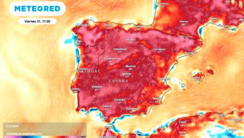 Meteored prevé un domo de calor con temperaturas de hasta 44 ºC en España