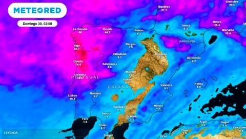 Meteored avisa de una semana de precipitaciones intensas con grandes acumulados de lluvias y granizo