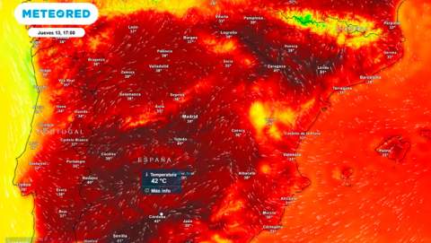 La meteoróloga Andrea Danta: 