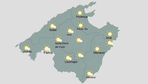 Manacor afronta avui una jornada de calor amb temperatures que arribaran als 34 graus