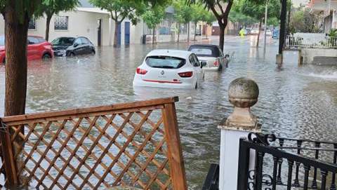 Porto Cristo torna a patir greus inundacions per la forta tempesta d’aquest dissabte