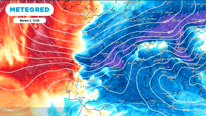 Samuel Biener, climatólogo de Meteored, explica que España se prepara para un cambio de tiempo con lluvias, frío y posible nieve
