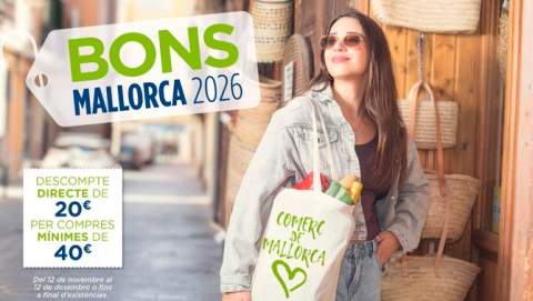 El Consell de Mallorca aprueba la convocatoria de subvenciones «Bons Mallorca» para apoyar al comercio y producto de proximidad