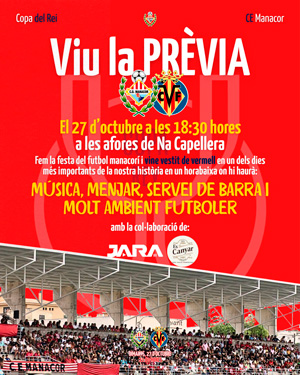 Gran prèvia des partit de Copa del Rei contra el Villarreal CF